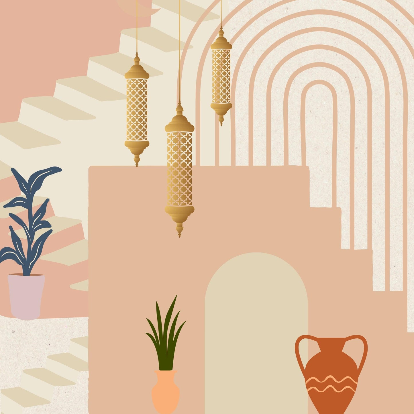 Moroccan Style Downloadable Digital Prints - Two Little Giggles
