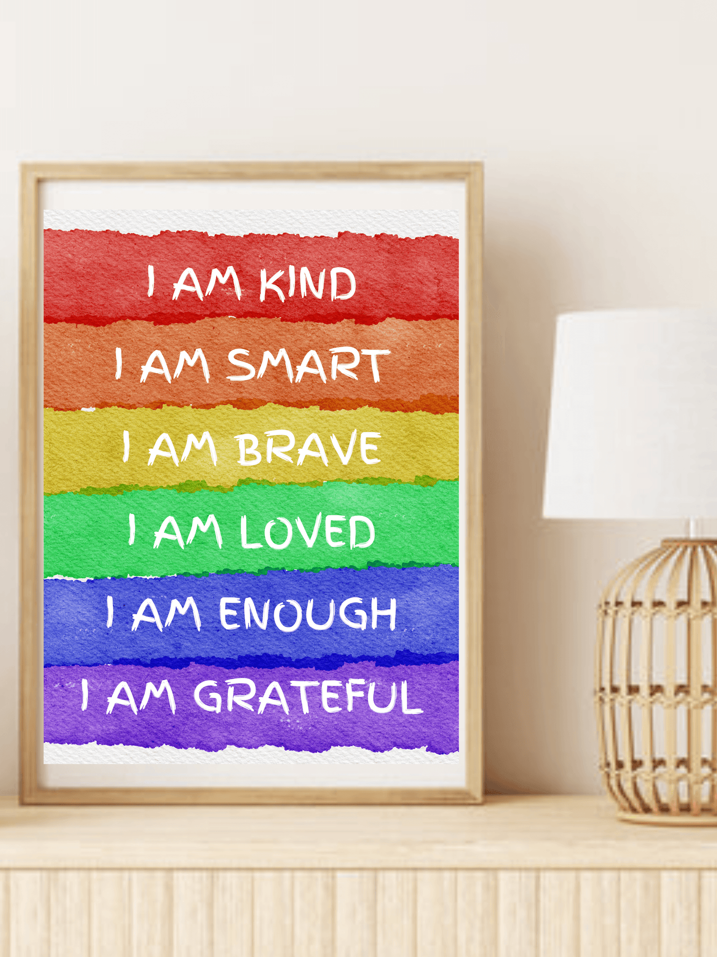 Digital Print I am kind - Two Little Giggles