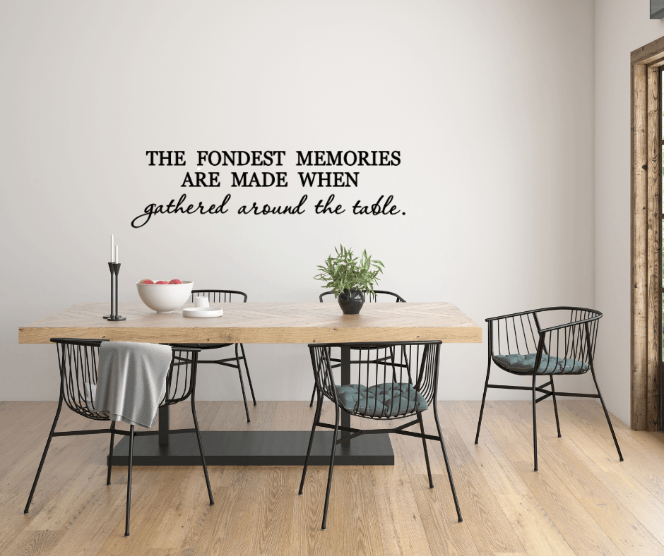 Memories Gathered Vinyl Wall Decal - Two Little Giggles