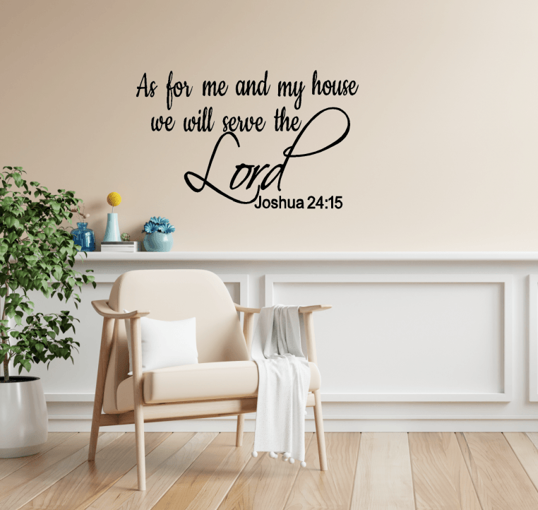 As for me and my house we will serve the Lord - Two Little Giggles