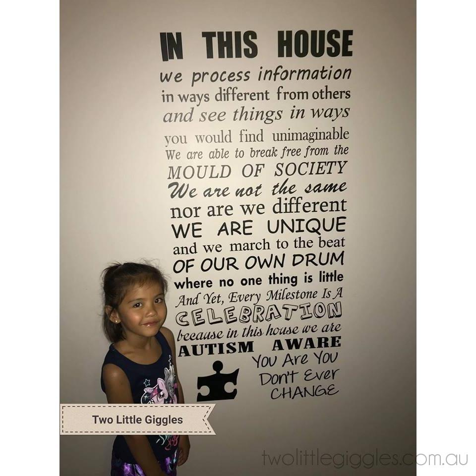 In this House We are Unique - Two Little Giggles