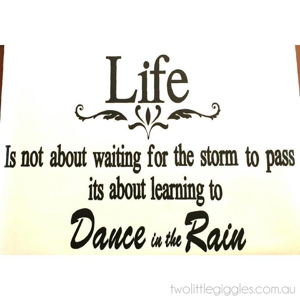 Life - Dance in the Rain - Two Little Giggles