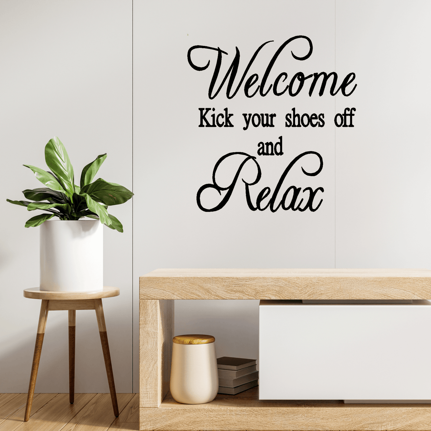 Welcome Kick your shoes off and Relax - Two Little Giggles