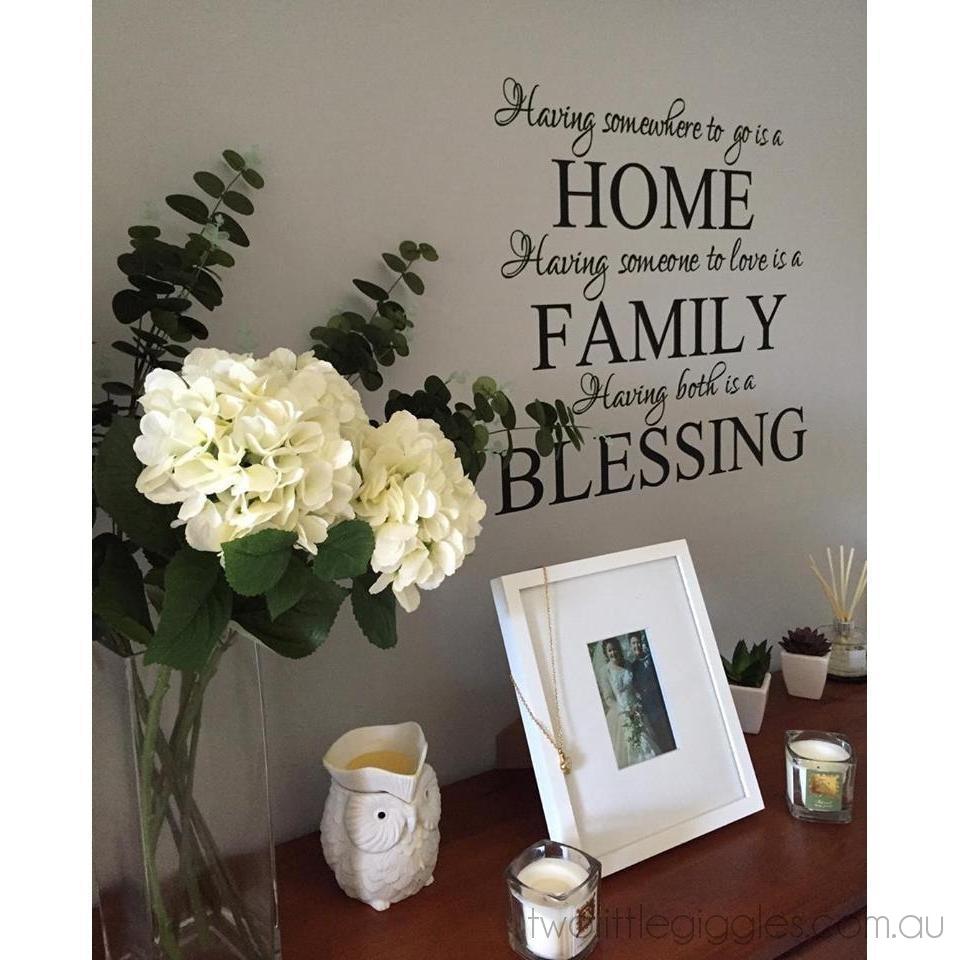 Home Family Blessing - Two Little Giggles