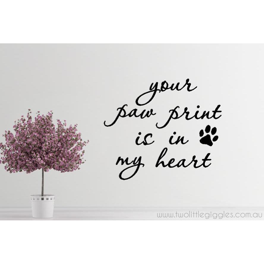 Paw Prints Wall Decal - Two Little Giggles