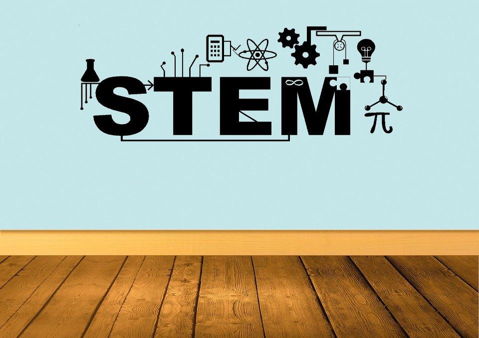 STEM Wall Quote Decal - Two Little Giggles