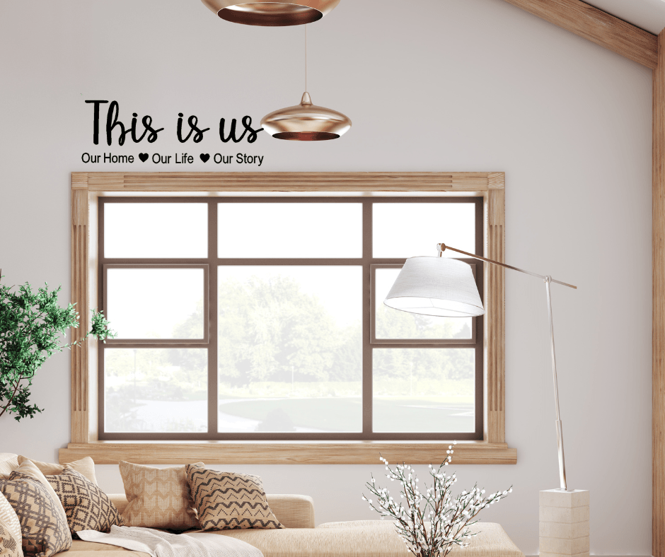 This is us our story Wall Decal - Two Little Giggles