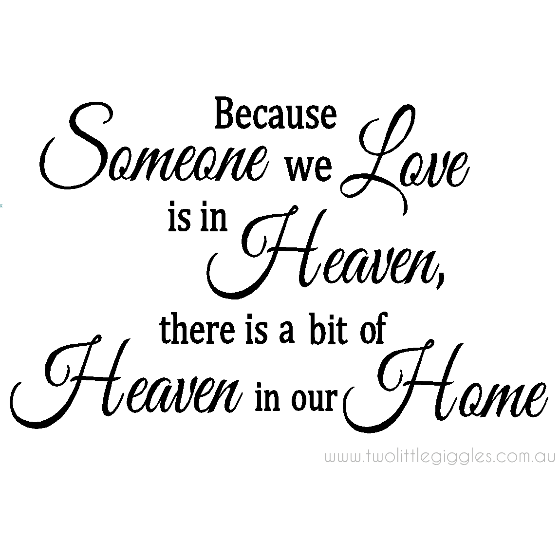 Someone in Heaven - Two Little Giggles