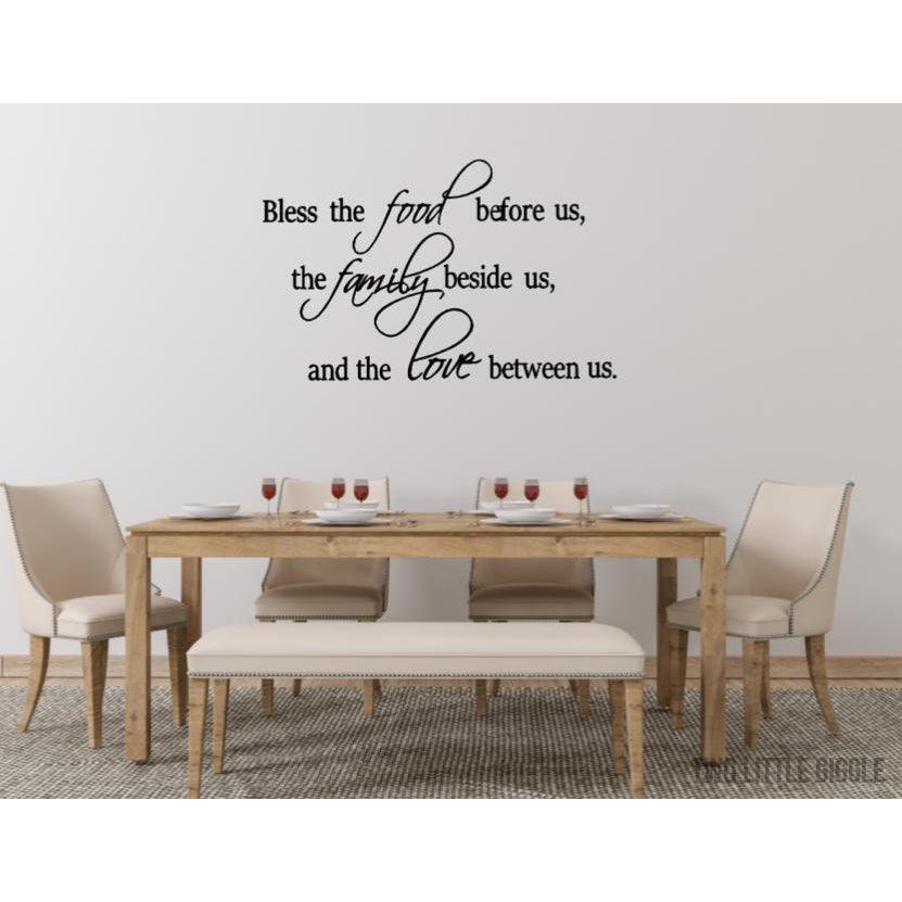 Bless the food before us - Two Little Giggles
