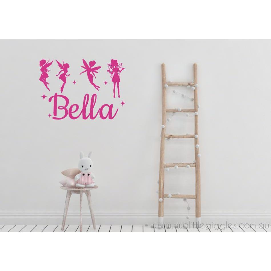 Personalised Name with Fairies - Two Little Giggles