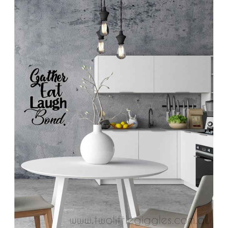Gather Eat Laugh Bond - Two Little Giggles