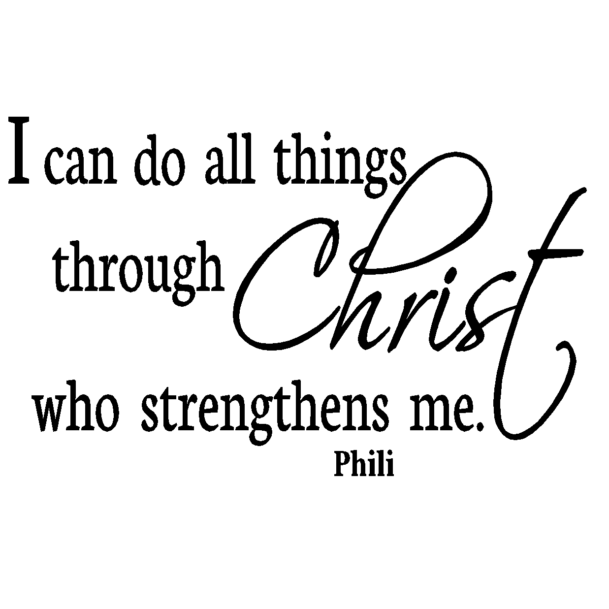 I can do all things - Two Little Giggles