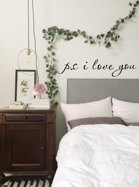 ps I love you wall decal sticker quote - Two Little Giggles