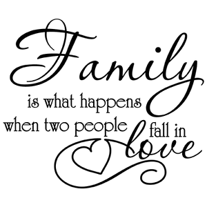 Family is what happens... - Two Little Giggles