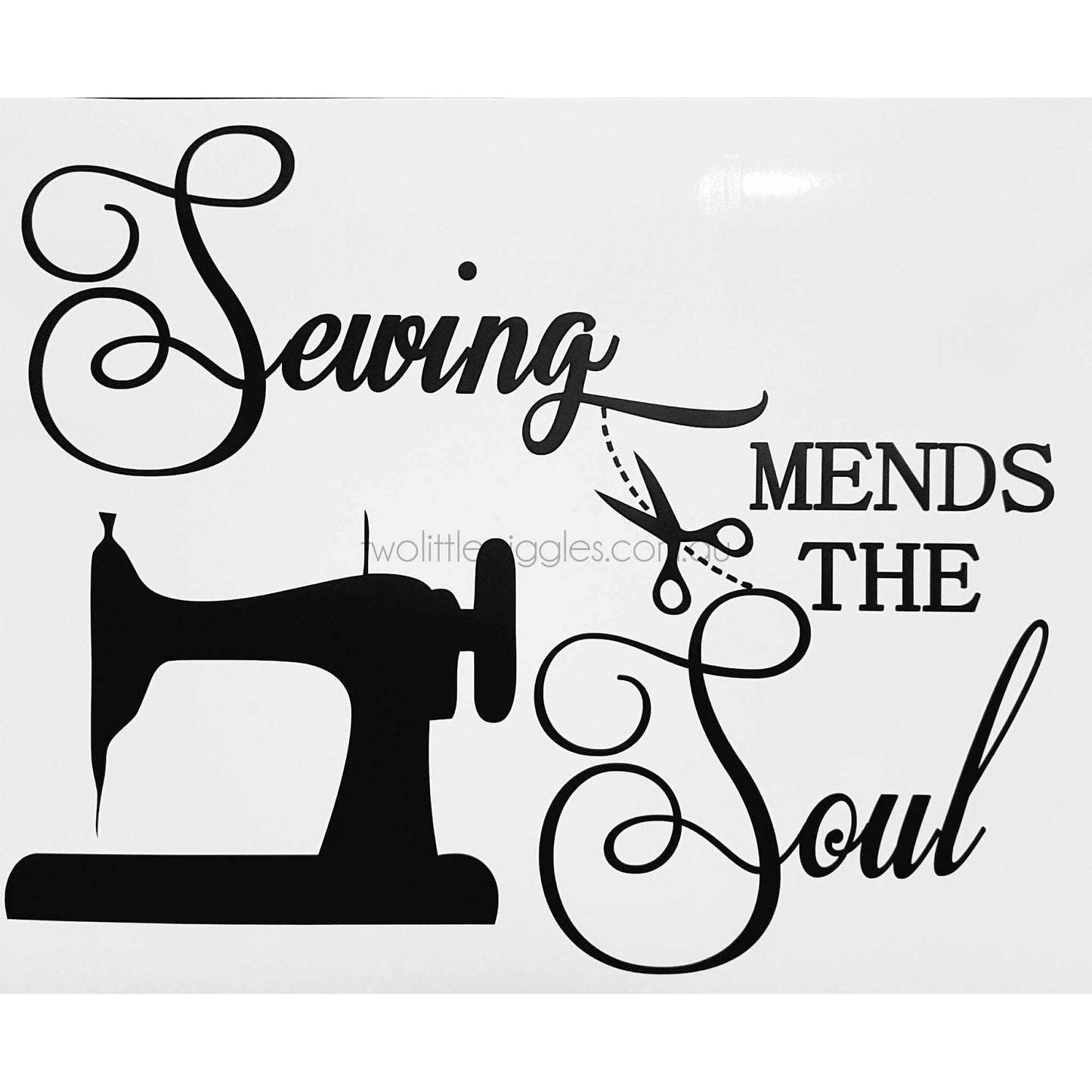 Sewing mends the soul - Two Little Giggles