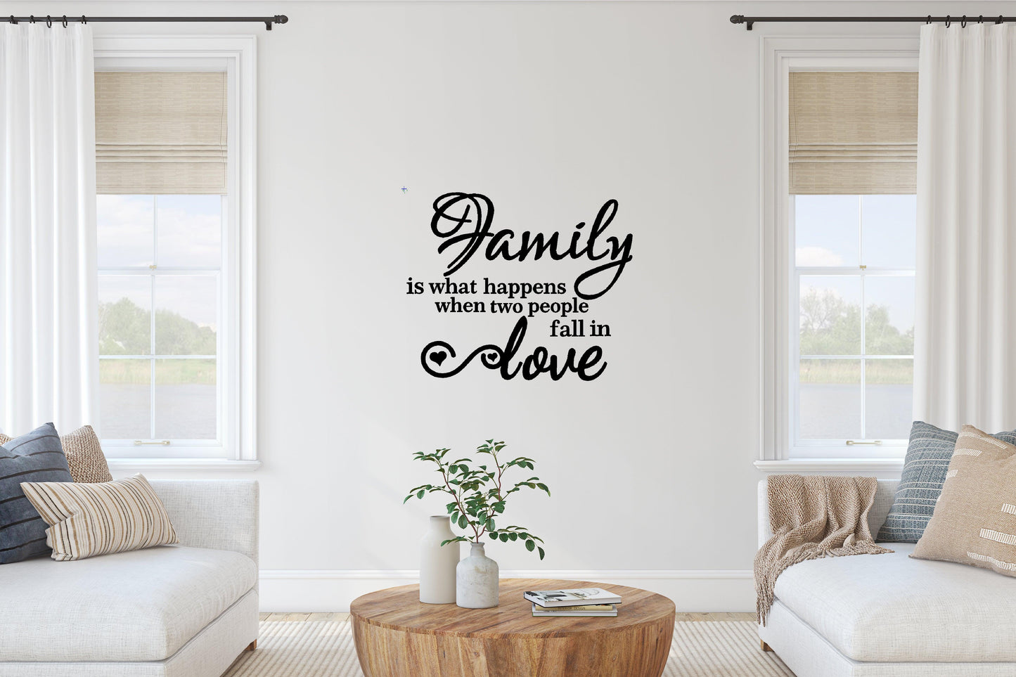 Family is what happens - Two Little Giggles