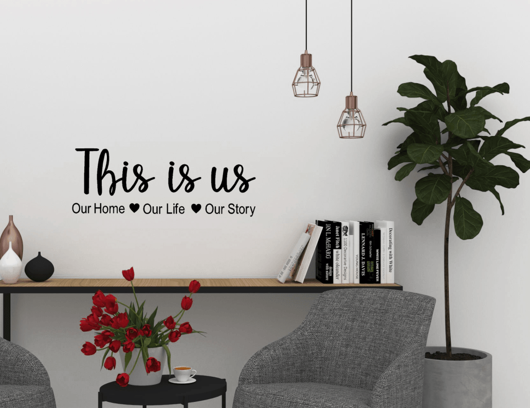This is us our story Wall Decal - Two Little Giggles
