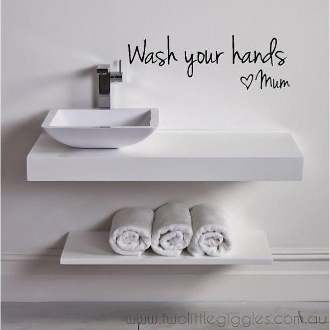 Wash your hands - Two Little Giggles