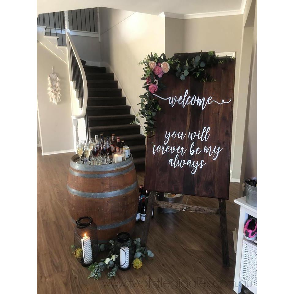 Welcome you will forever be my always - Two Little Giggles