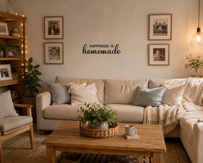 Happily is Homemade Wall Sticker