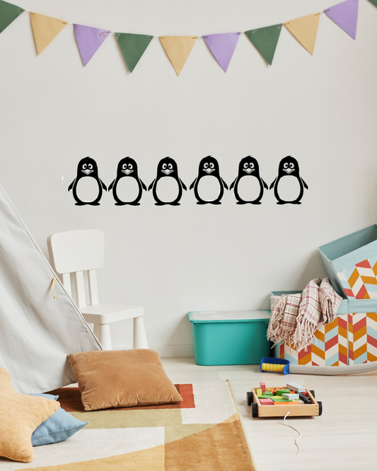 Penguins Wall Stickers for Kids Room