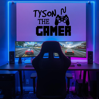 Gamer and personalised name