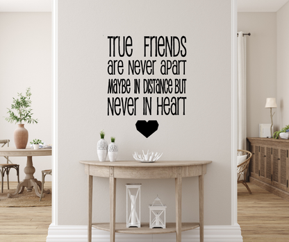 True Friends Wall Decal