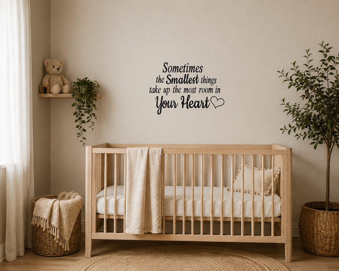 Sometimes the Smallest Things Wall Decal