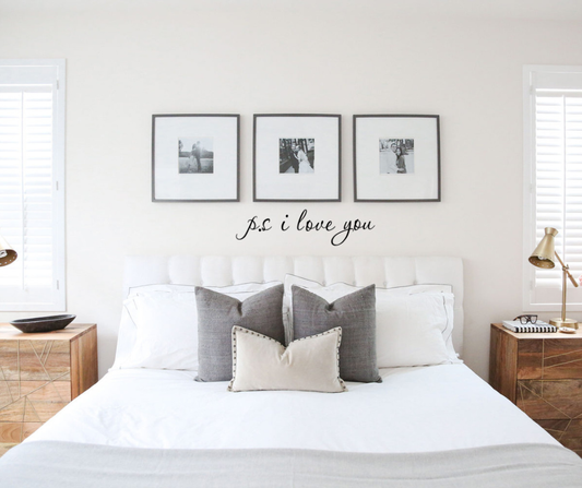 ps I love you wall decal sticker quote