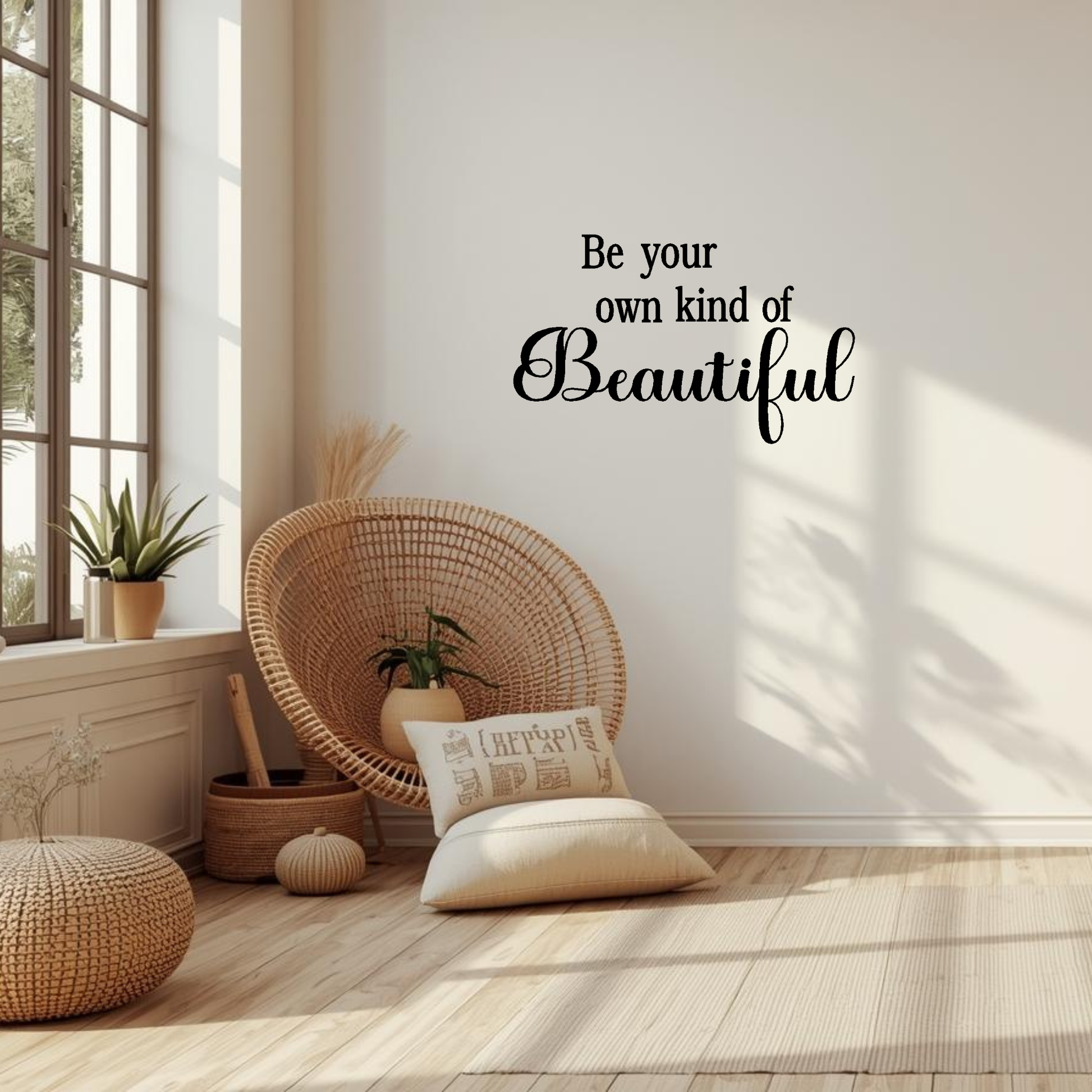Be your own kind of beautiful Wall Decal