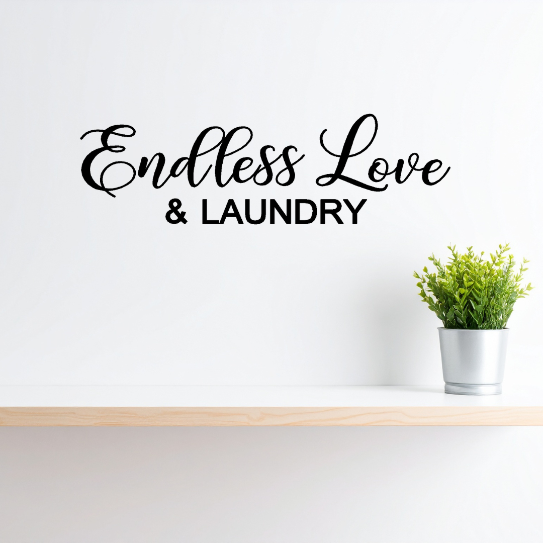 'Endless Love & Laundry 'Two Little Giggles Wall Decals