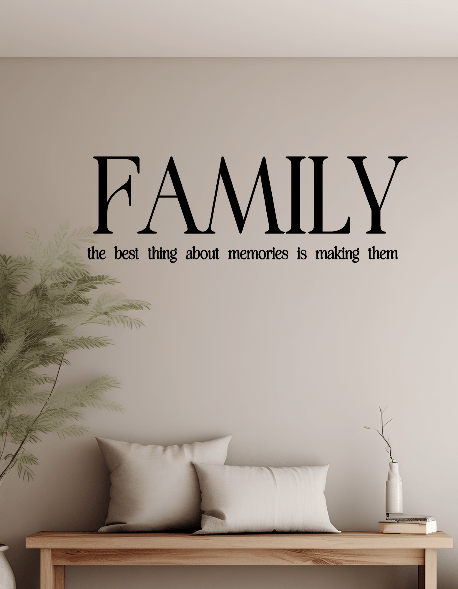 Family - The best thing about memories is making them Wall Decal - Two Little Giggles