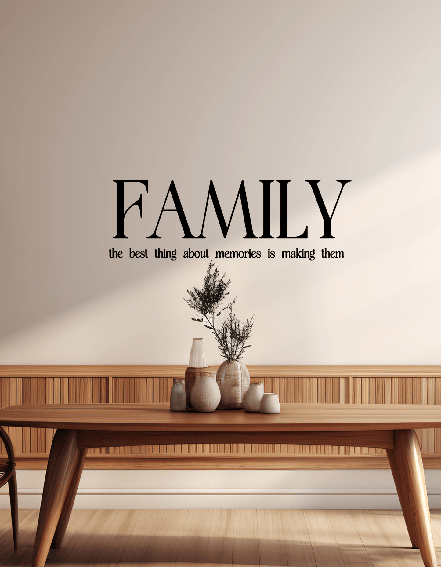 Family - The best thing about memories is making them Wall Decal - Two Little Giggles