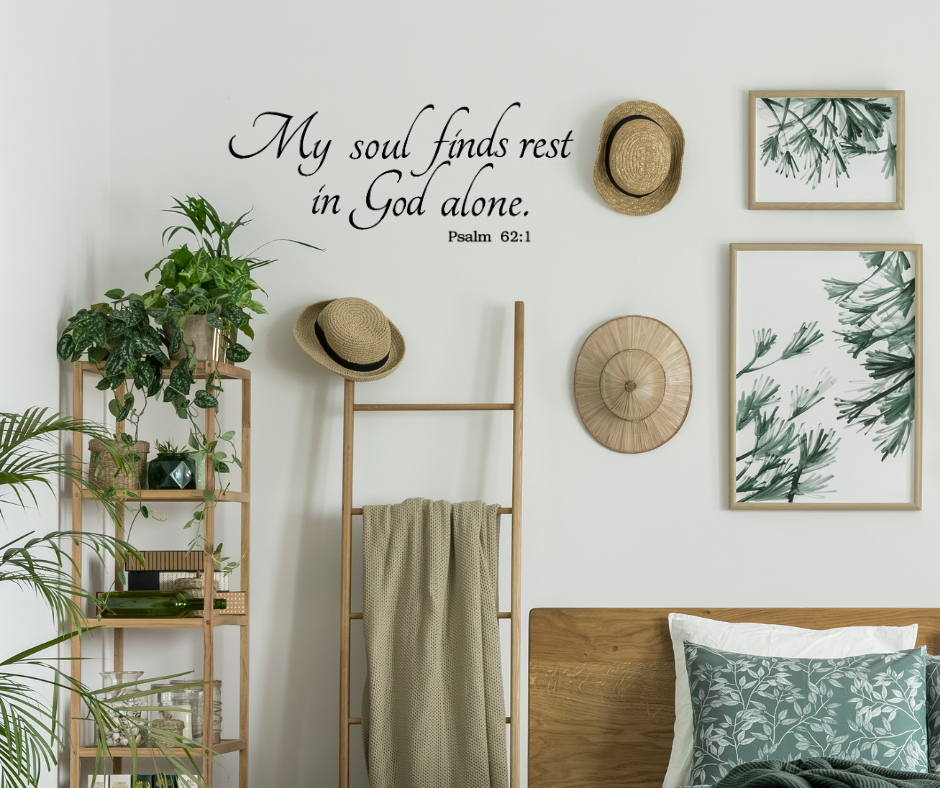 My soul finds rest in god alone