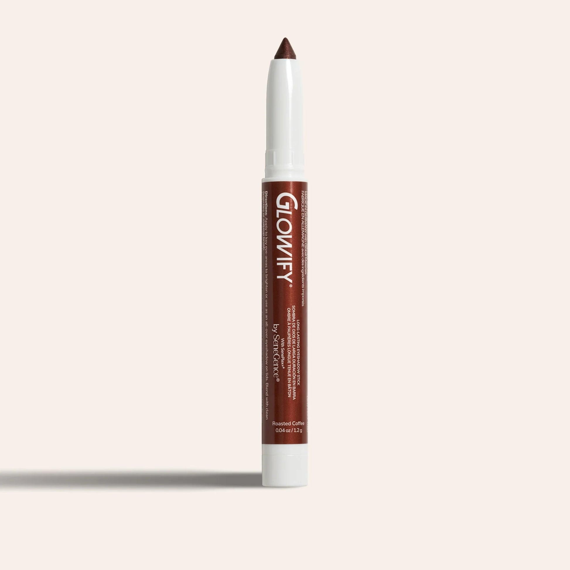 Glowify Long-Lasting Eyeshadow Stick product shade Roasted Coffee.
