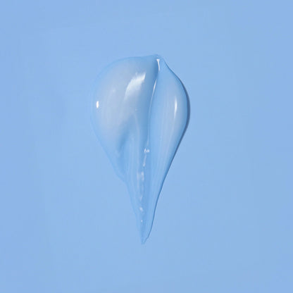 Glossy blue gel blob on a light blue backdrop representing GLP Complex