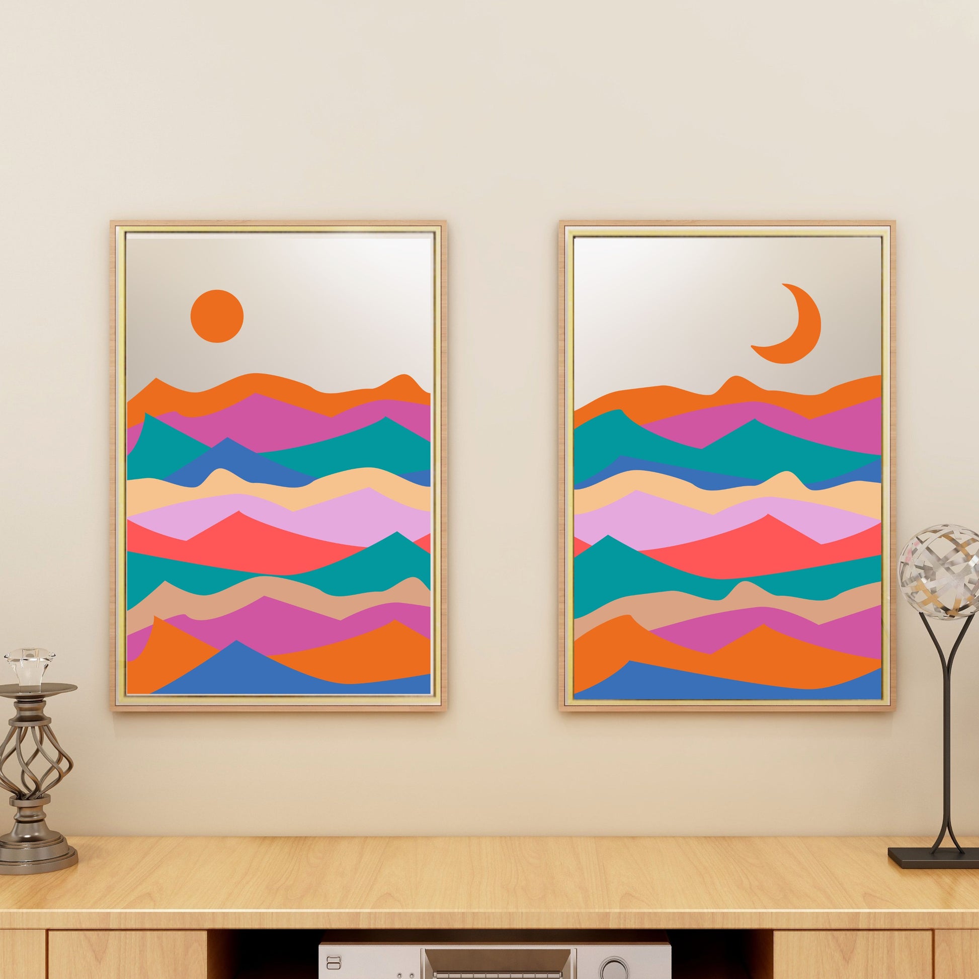 Sunset Dreams Digital Print Set Two Little Giggles