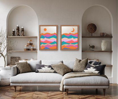 Sunset Dreams Digital Print Set Two Little Giggles