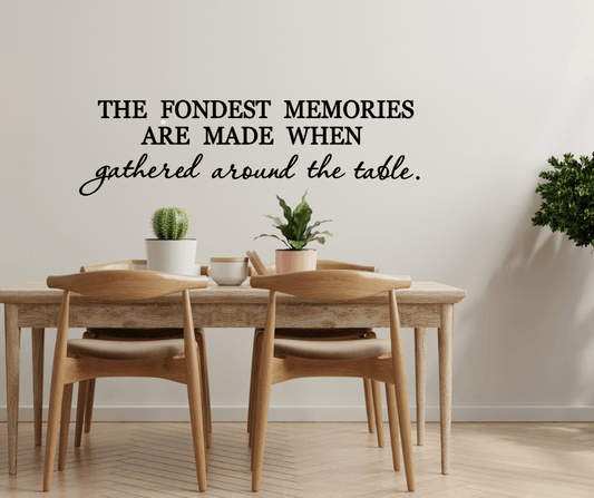 Memories Gathered Vinyl Wall Decal - Two Little Giggles