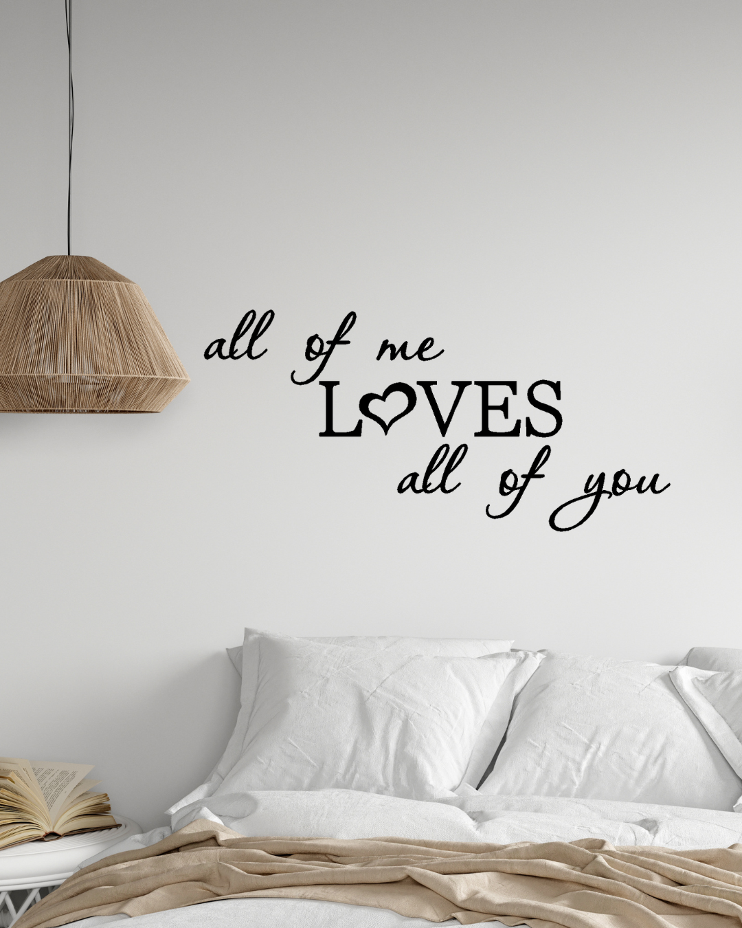 all of me loves all of you Two Little GIggles Wall Decals
