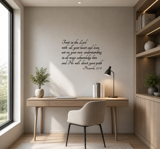 Trust in the Lord Wall Sticker