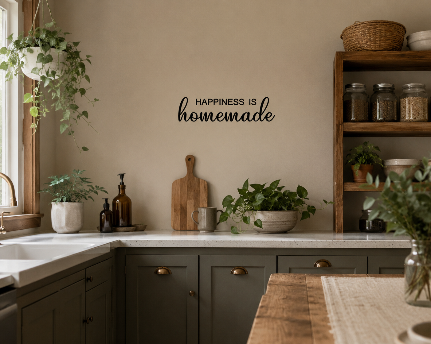 Happily is Homemade Wall Sticker