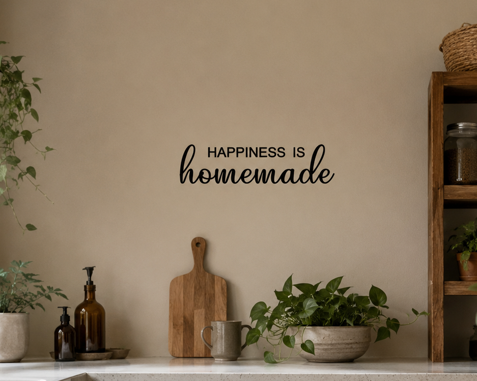 Happily is Homemade Wall Sticker