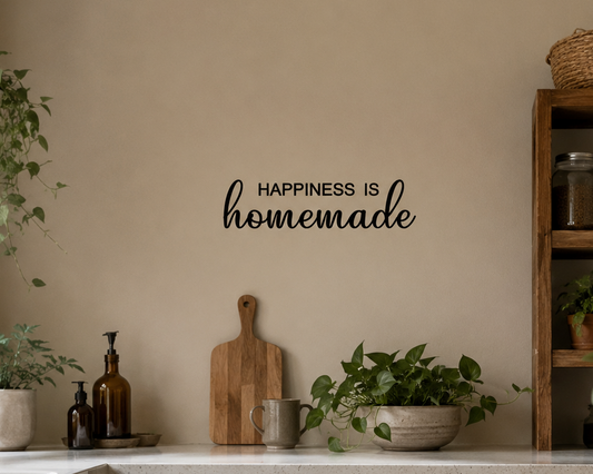 Happily is Homemade Wall Sticker