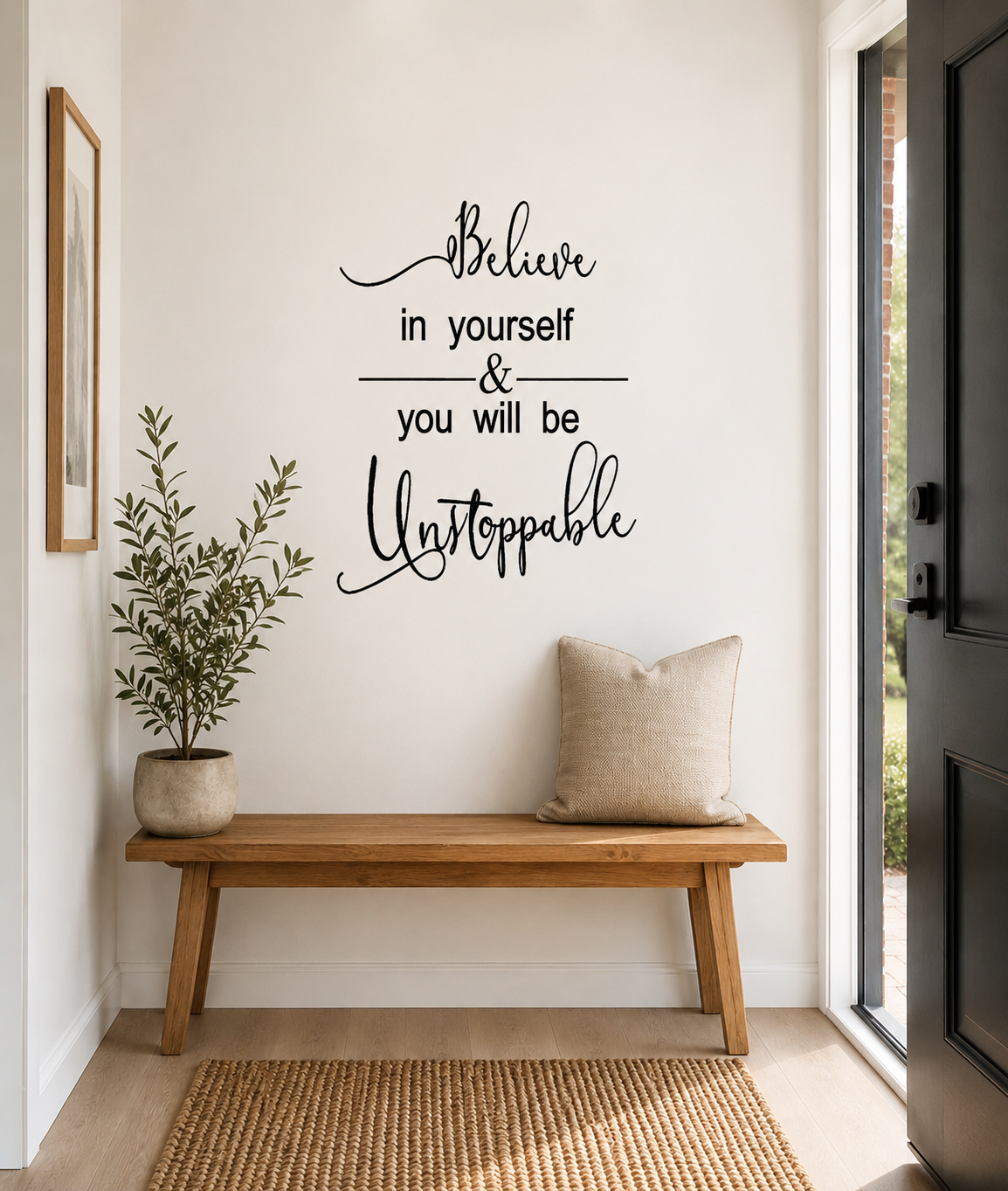 Believe you are Unstoppable Wall Decal
