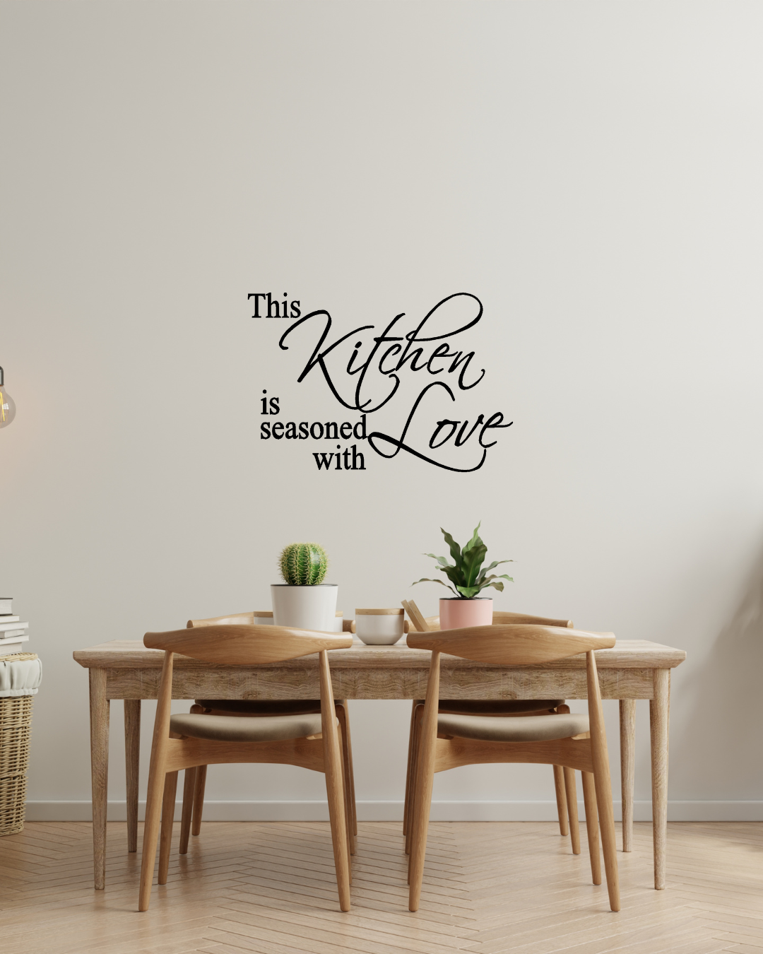 wall art decal kitchen love