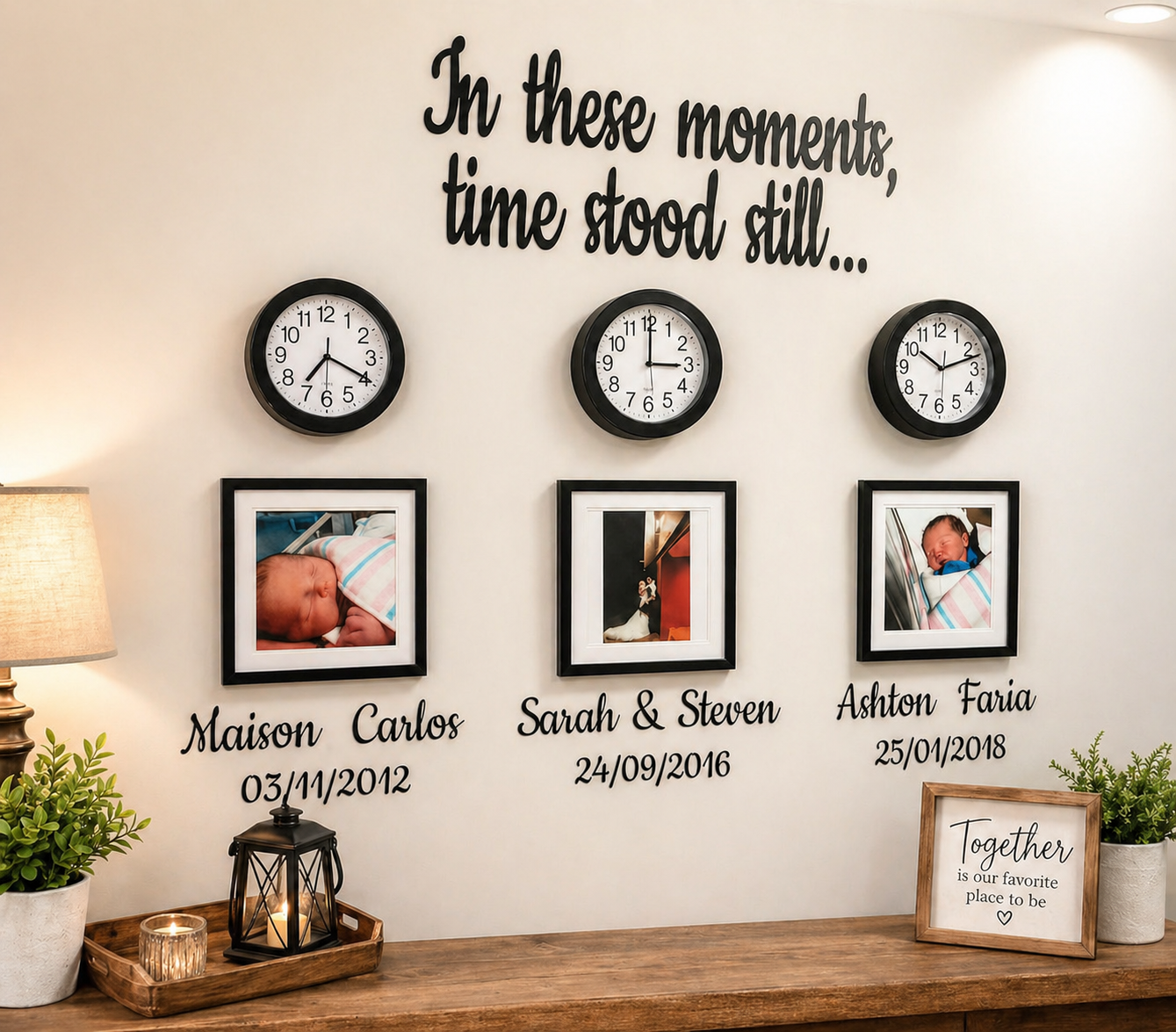 In these moments time stood still decal