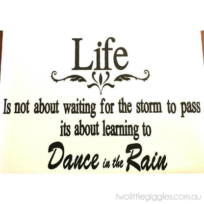 Life - Dance in the Rain - Two Little Giggles
