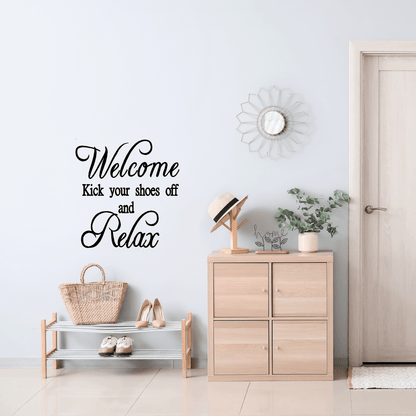 Welcome Kick your shoes off and Relax - Two Little Giggles