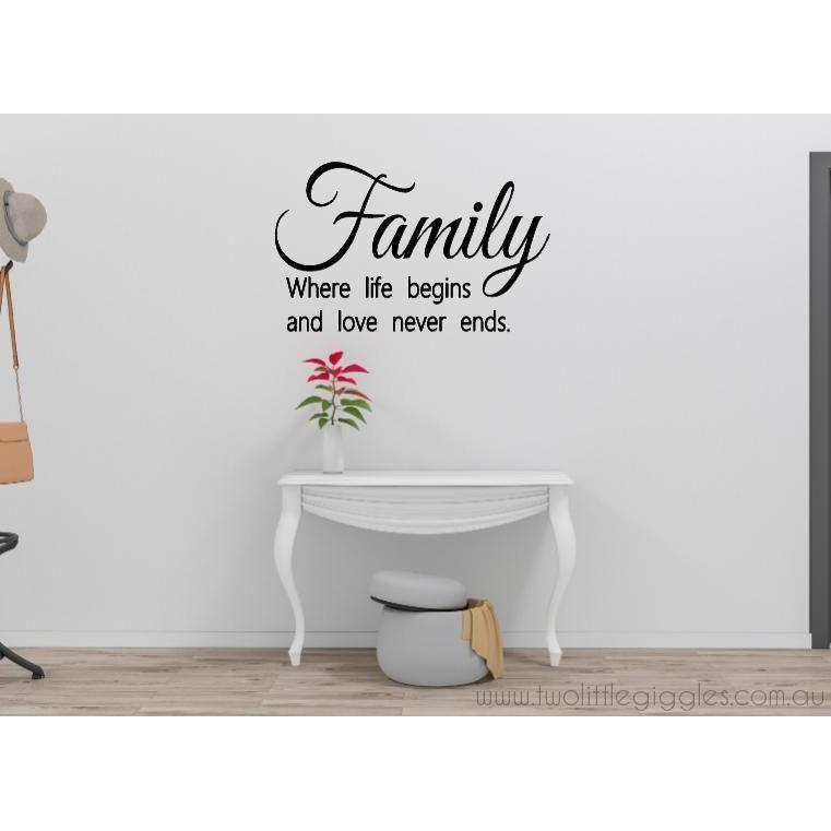 Where Life Begins and Love never ends. - Two Little Giggles